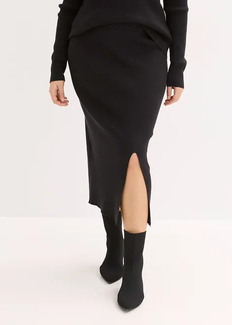 Sukně z jemné pleteniny z měkké viskózové směsi, bonprix