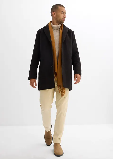 Krátký kabát s podílem vlny, bonprix