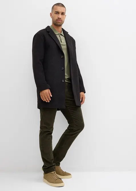 Man&scaron;estrov&eacute; termo kalhoty bez zap&iacute;n&aacute;n&iacute;, Regular Fit, Straight, s flanelovou pod&scaron;&iacute;vkou, bonprix