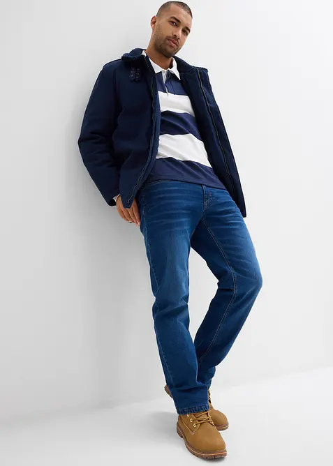 Zimní bunda z čisté bavlny, s plyšovou podšívkou, bonprix