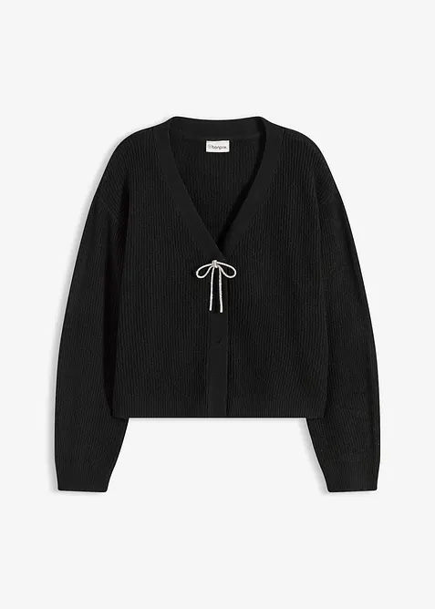 Kr&aacute;tk&yacute; pleten&yacute; kab&aacute;tek, bonprix