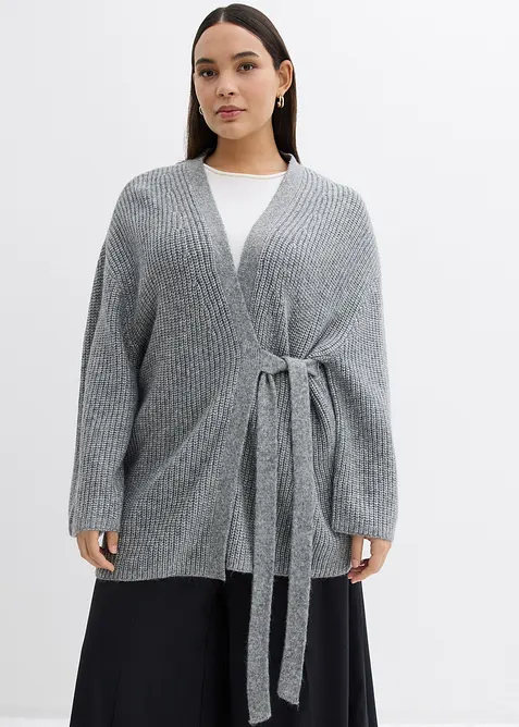 Oversize zavinovací kardigan, bonprix
