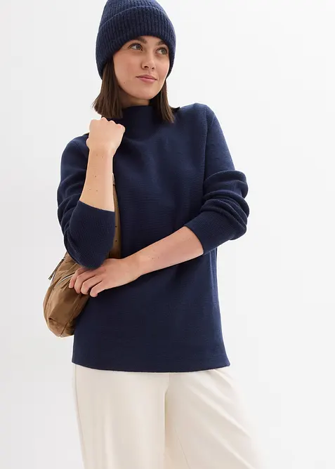 Svetr se stoj&aacute;čkem, bonprix