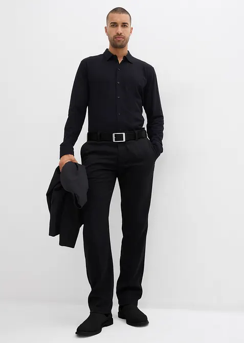 Superstrečová košile z bavlněného piké, Slim Fit, bonprix