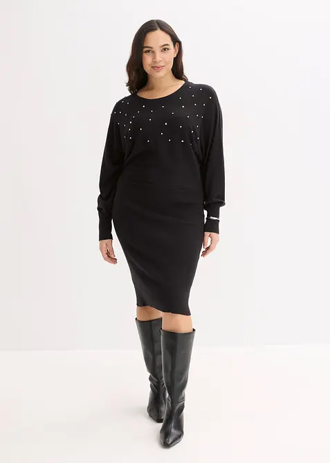 Pletené šaty z měkké viskózové směsi, bonprix