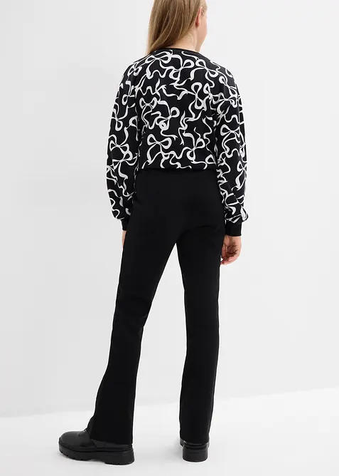 Rozšířené kalhoty z pevného bavlněného žerzeje, bonprix