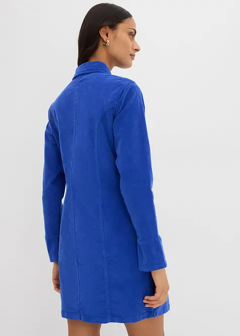 Přiléhavé manšestrové šaty, bonprix