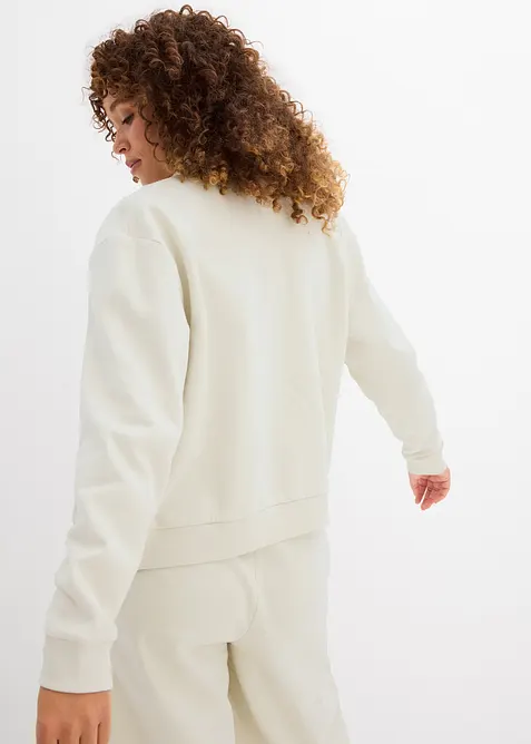 Mikina na zapínání, z čisté organické bavlny, bonprix