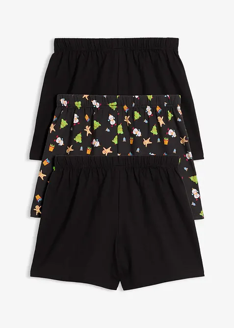 Voln&eacute; boxerky z čist&eacute; bavlny (3 ks v balen&iacute;), bonprix