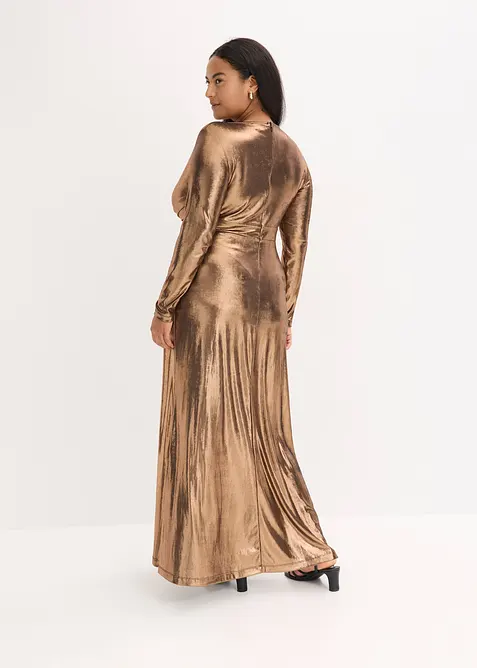 Večerní šaty z jemného žerzeje s leskem, bonprix