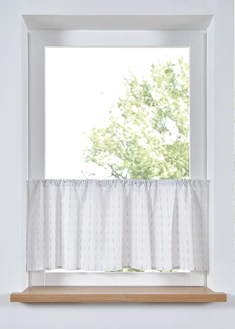 Vitrážková záclona z organické bavlny, bonprix