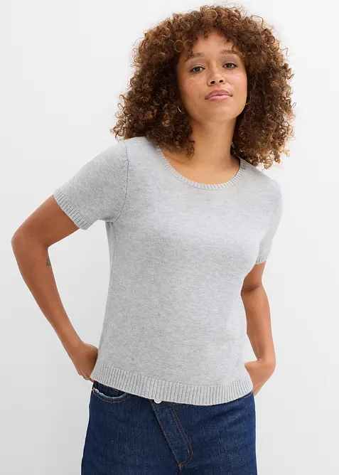 Svetr s krátkým rukávem, bonprix