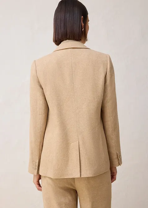 Vlněný blejzr se vzorem rybí kosti, bonprix