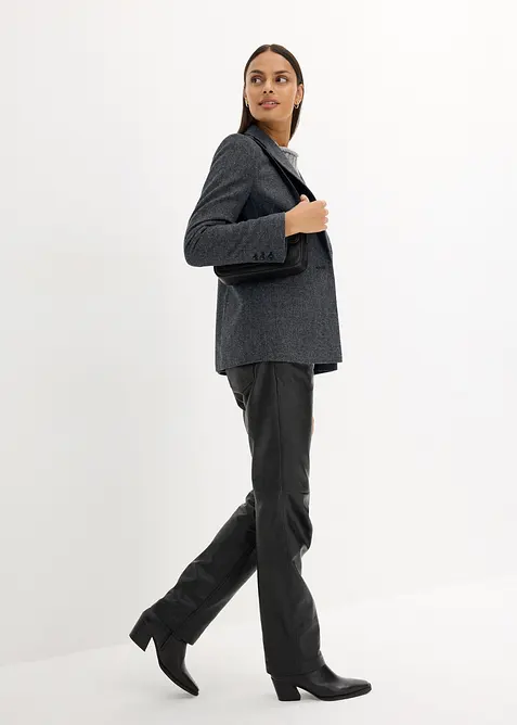 Vlněn&yacute; blejzr se vzorem ryb&iacute; kosti, bonprix