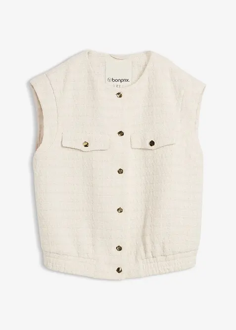 Blejzrov&aacute; vesta s pod&iacute;lem vlny, bonprix