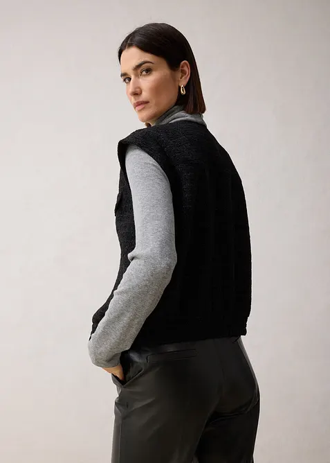 Blejzrová vesta s podílem vlny, bonprix