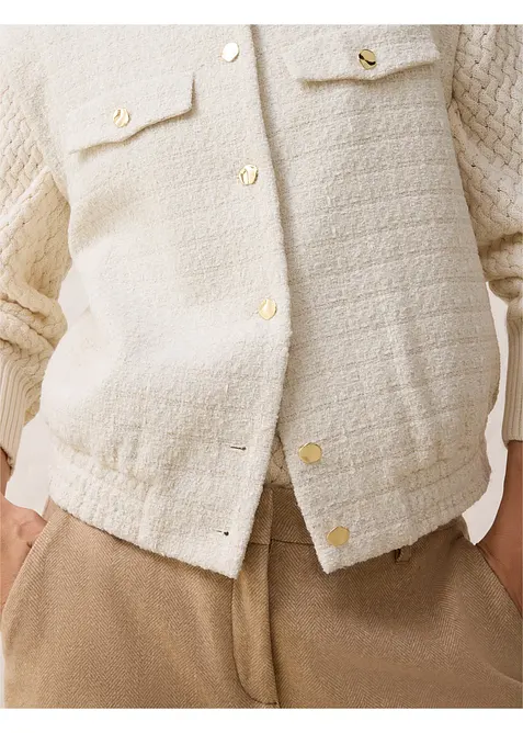 Blejzrov&aacute; vesta s pod&iacute;lem vlny, bonprix