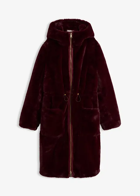 Kabát z medvídkového flísu, bonprix