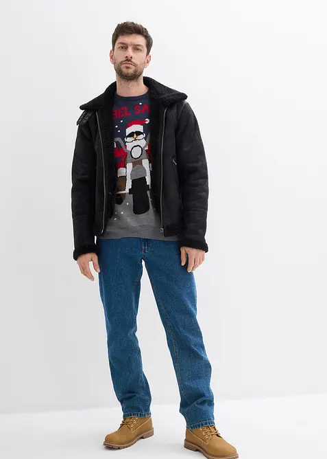 Svetr s vánočním motivem, bonprix