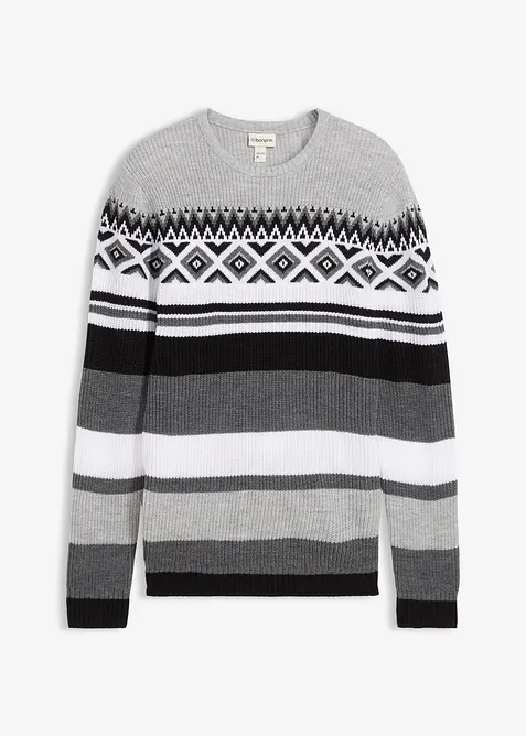 Svetr s norským vzorem, bonprix