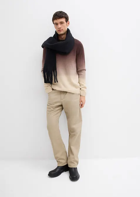 Svetr z jemné pleteniny s přechodem barev, bonprix