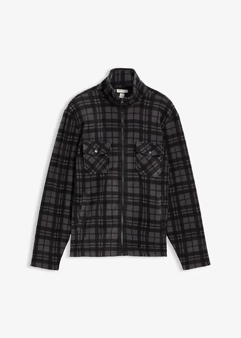 Fl&iacute;sov&aacute; bunda se stoj&aacute;čkem, bonprix