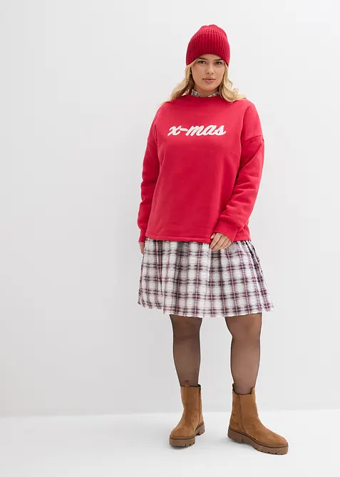 Oversize mikina z bavlněn&eacute; směsi, bonprix