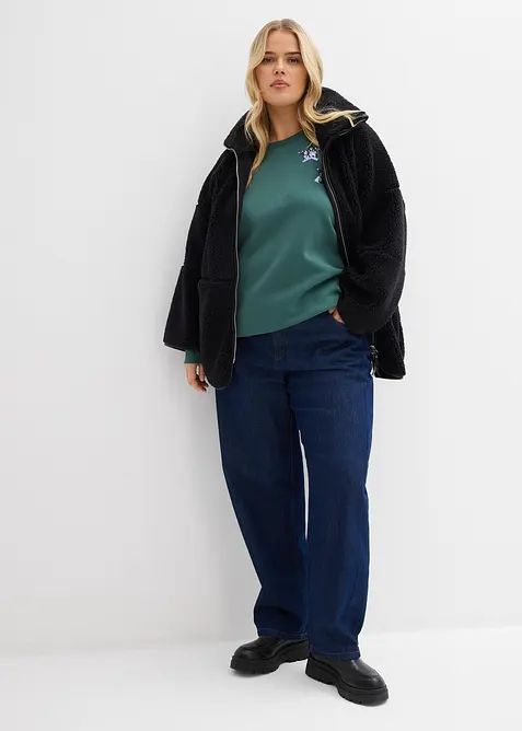 Mikina z bavlněn&eacute; směsi, bonprix