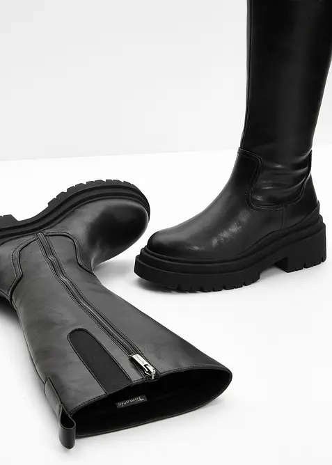 Kozačky na platformě, značka Tamaris, Tamaris