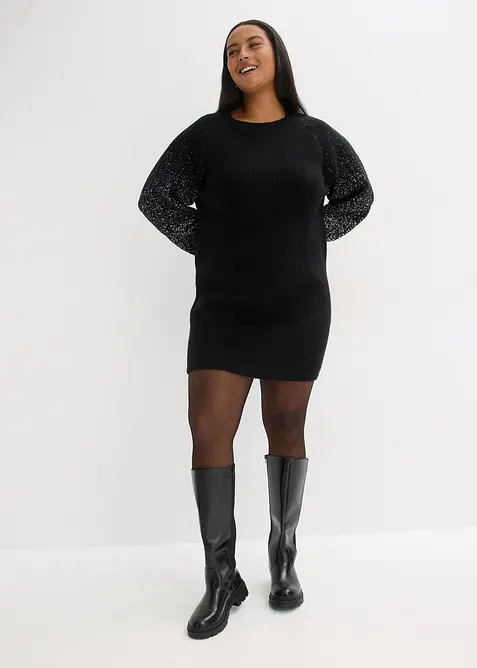 Pleten&eacute; &scaron;aty se třpytiv&yacute;m efektem, bonprix