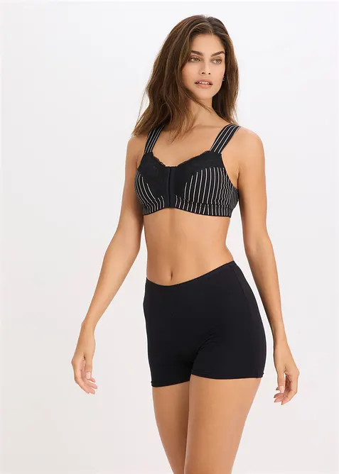 Podprsenka bez kostic, s předním zapínáním a s organickou bavlnou (2 ks v balení), bonprix