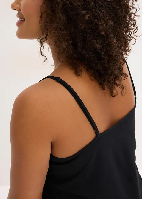 Spodní košilka s organickou bavlnou a krajkou (2 ks v balení), bonprix