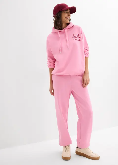 Oversize mikina z čisté bavlny, bonprix