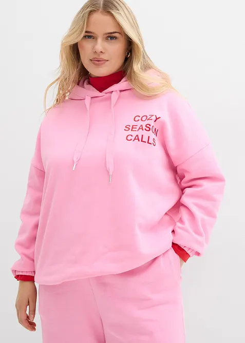 Oversize mikina z čist&eacute; bavlny, bonprix