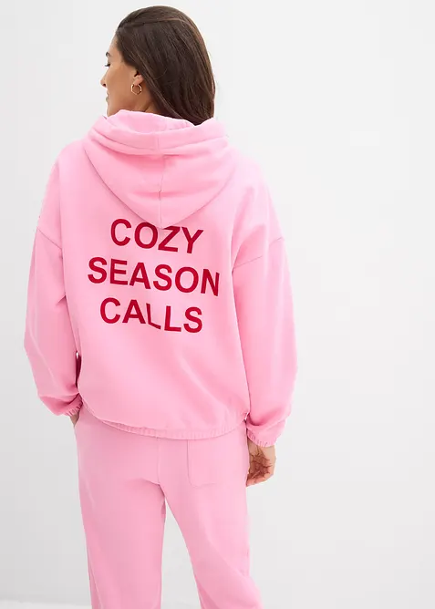 Oversize mikina z čisté bavlny, bonprix