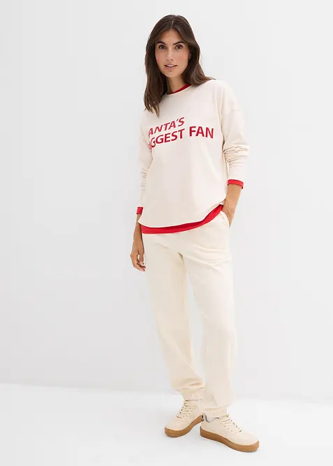 Teplákové kalhoty z čisté bavlny, bonprix