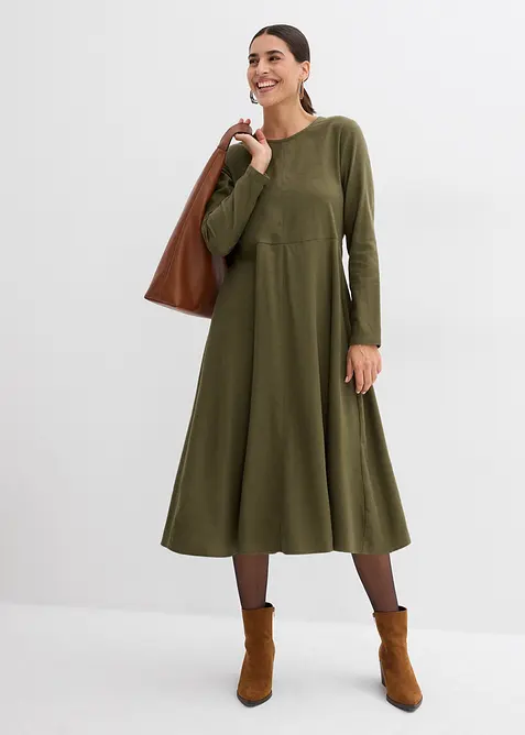 Flanelové šaty z čisté bavlny, bonprix