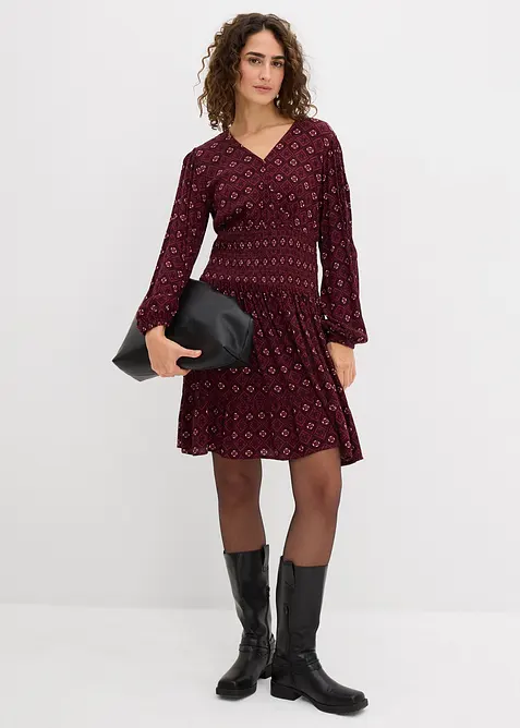 Minišaty ze splývavé viskózy, bonprix