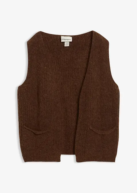 Vesta ze silnější pleteniny s vlnou alpaka, bonprix