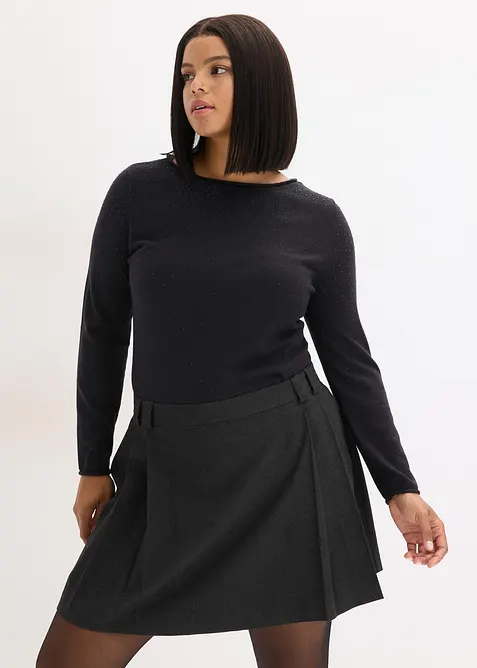 Svetr z jemné pleteniny ze splývavé viskózové směsi, bonprix