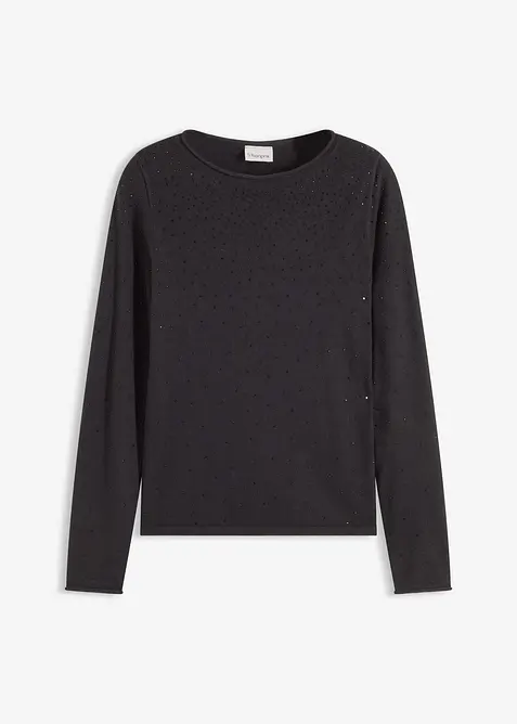 Svetr z jemné pleteniny ze splývavé viskózové směsi, bonprix