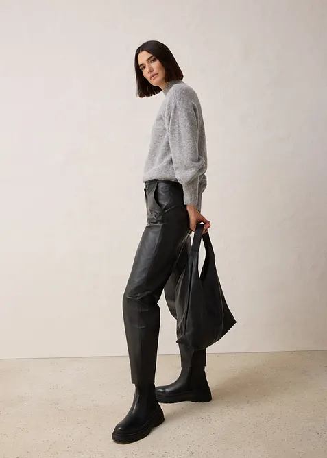 Vlněný svetr s alpakou, bonprix