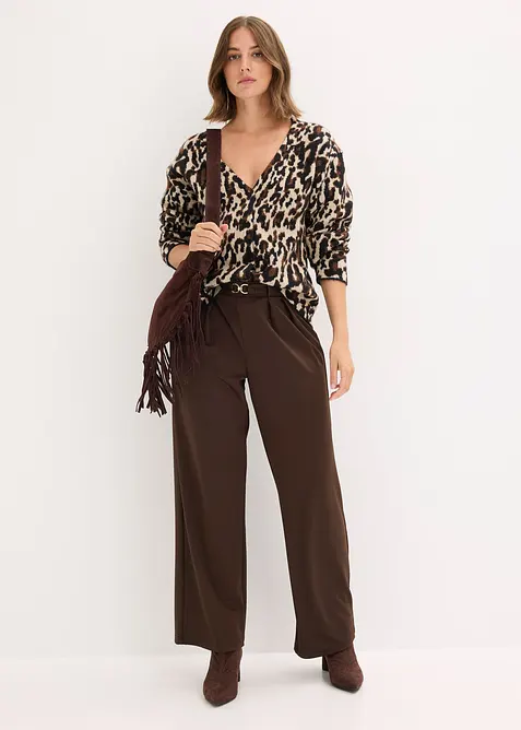 Pletený žakárový kabátek, bonprix