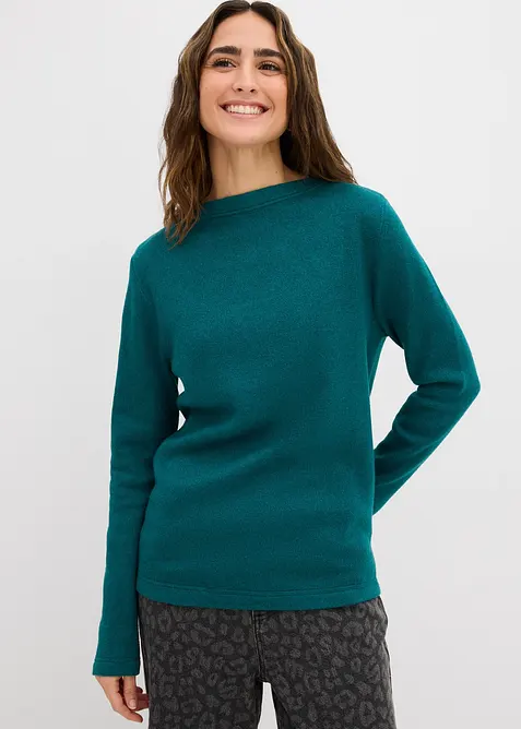 Přiléhavé pletené tričko, bonprix