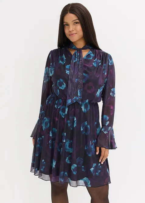 Šaty z jemné síťoviny, bonprix