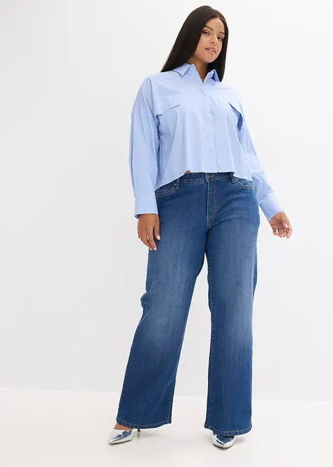 Oversize halenka z bavlněné směsi, bonprix