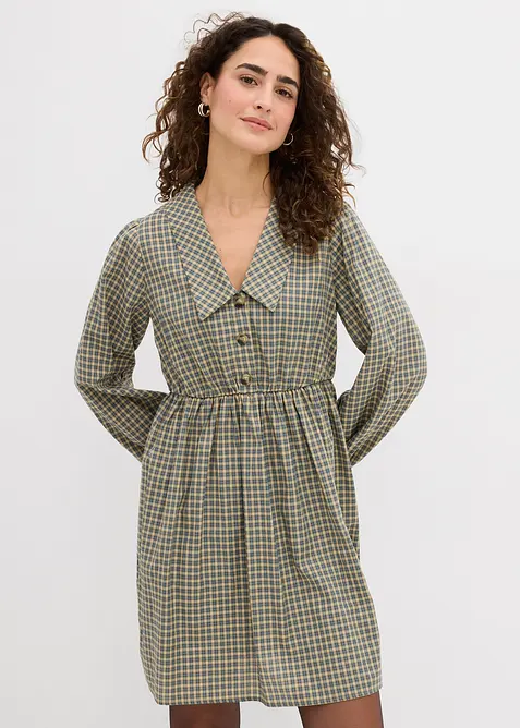 Halenkové šaty z bavlněné směsi, bonprix