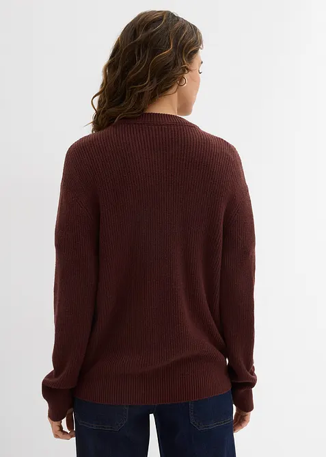 Kabátek z jemné pleteniny, s kulatým výstřihem, bonprix