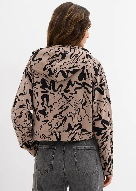 Mikina s kapuc&iacute;, z čist&eacute; bavlny, bonprix