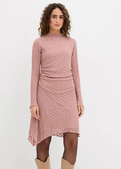 Krajkov&eacute; &scaron;aty s asymetrick&yacute;m spodn&iacute;m okrajem, bonprix